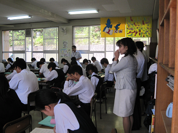 授業参観の様子の写真