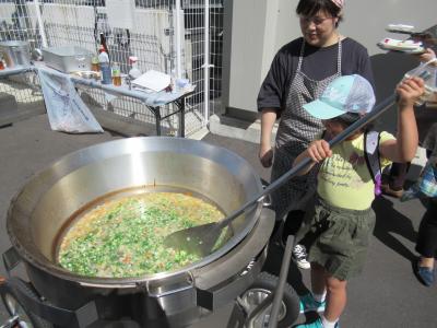 釜混ぜ体験