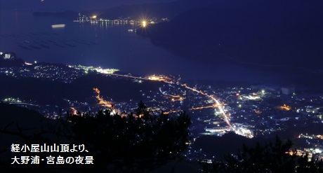 大野浦・宮島の夜景
