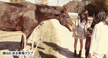 飯山の乗馬クラブ