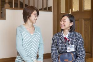 お客さまとの会話(冬服)