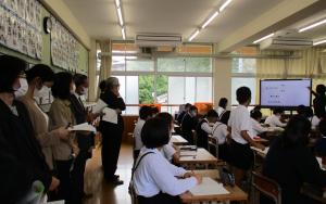 電子黒板を活用した授業