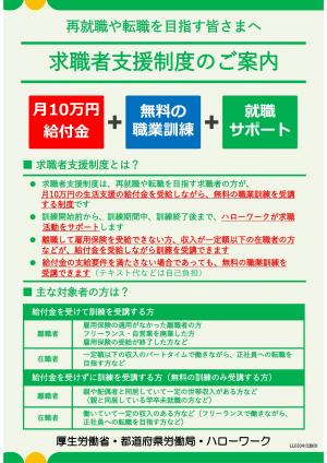 制度のご案内（表）