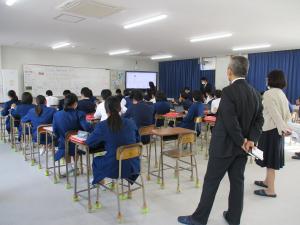 電子黒板を活用した授業
