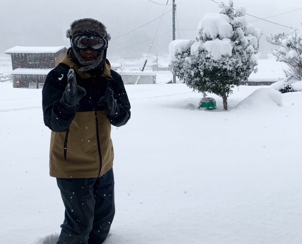 深瀬さん雪景色