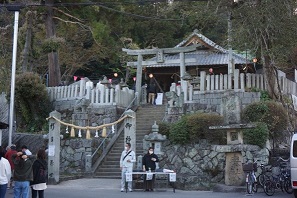 佐方八幡の全景