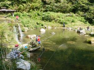 七瀬川渓流釣り