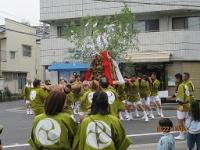 俵もみの様子