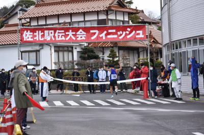 駅伝大会フィニッシュ
