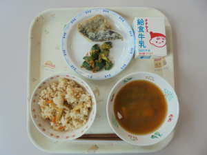 吉和学校給食センターの4月26日の給食写真