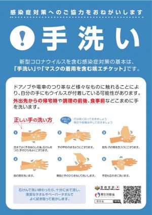 手洗いに関して