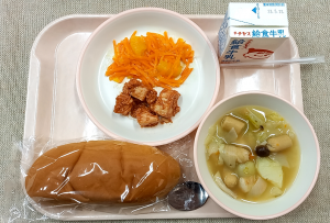 大野学校給食センターの5月18日の給食写真