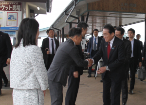 岸田首相と市長