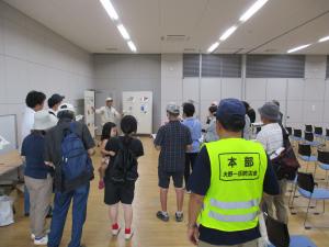 避難所となる市民センターの機能説明