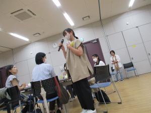 今日の感想を発言