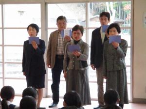 吟詠会の皆さん　詩吟