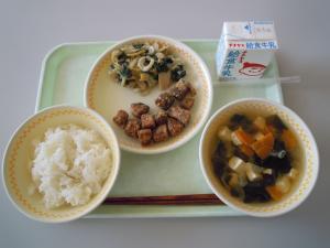 廿日市学校給食センター和食献立写真(2)