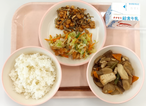大野学校給食センター和食献立写真