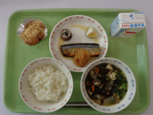 宮島学校給食センター和食献立写真