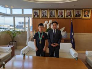 剣道優勝三河さん