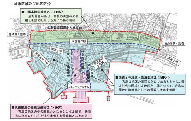 対象区域および地区区分