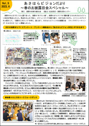 あさはらビジョンだより~春のお披露目会スペシャル~