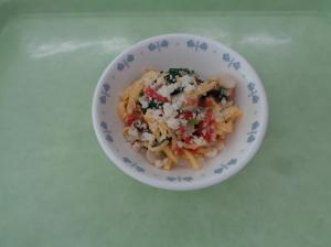 宮島学校給食センターの雪花和えの写真