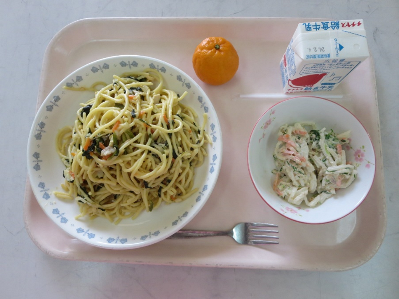 佐伯地域1月30日の給食写真