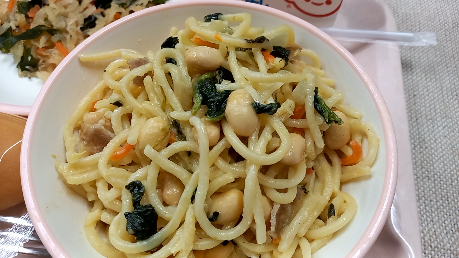 大野学校給食センター3月5日のパワー抜群じゃ！元気いっぱいスパゲティの写真