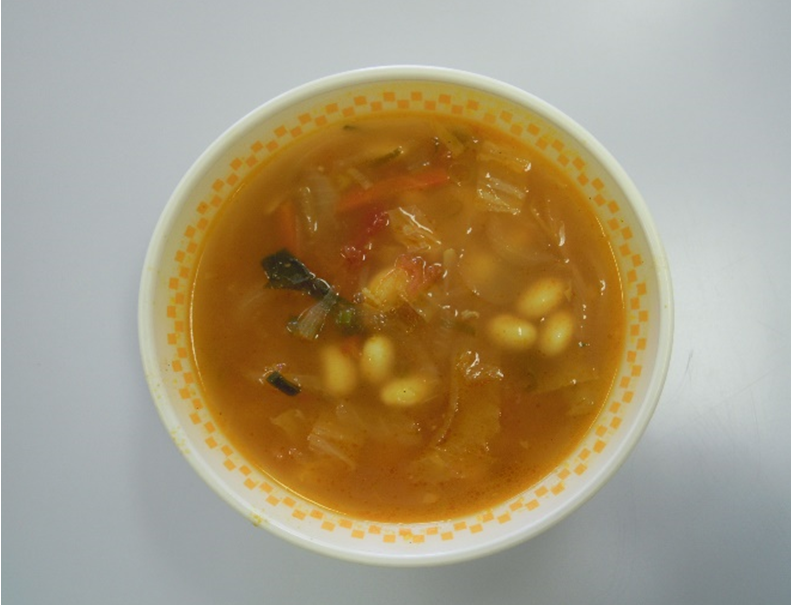 廿日市学校給食センター2月22日のスープ写真