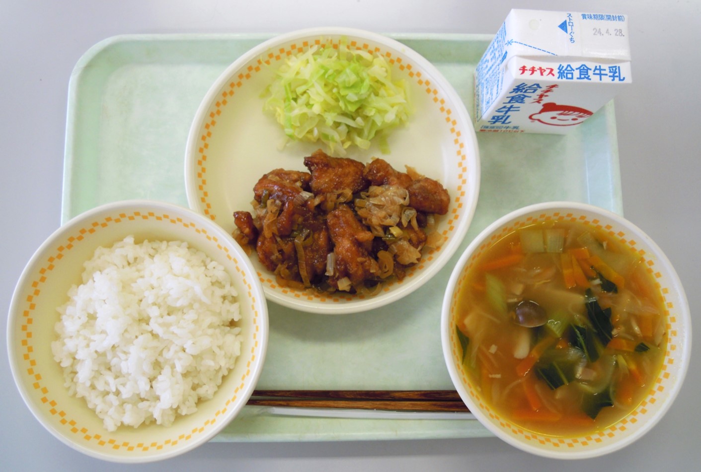 廿日市学校給食センターの4月23日火曜日の給食写真