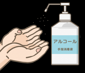 アルコール消毒