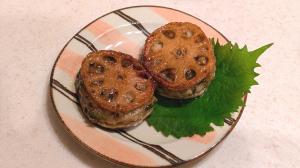 レンコンのはさみ揚げ