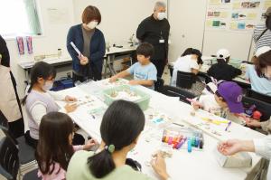 貝合わせワークショップの様子