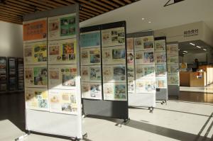 給食に関する展示の様子
