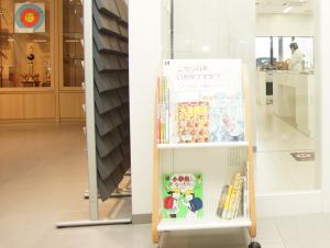 給食に関する展示の様子