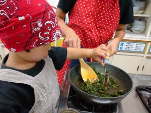 しその穂でふりかけを作る