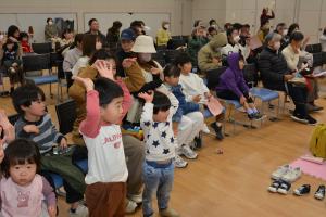 会場のこどもたち
