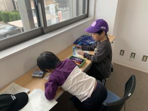 2人で宿題