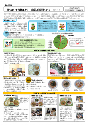 はつかいち給食だよりの写真
