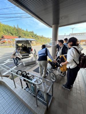 福祉避難所へ移送