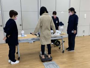 測定の様子