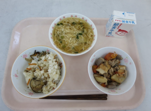 佐伯中学校の1月29日の献立写真