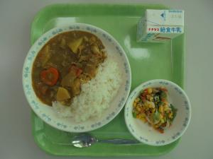 吉和学校給食センターの1月24日の献立写真