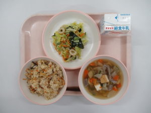 大野学校給食センターの1月24日(金)の献立写真