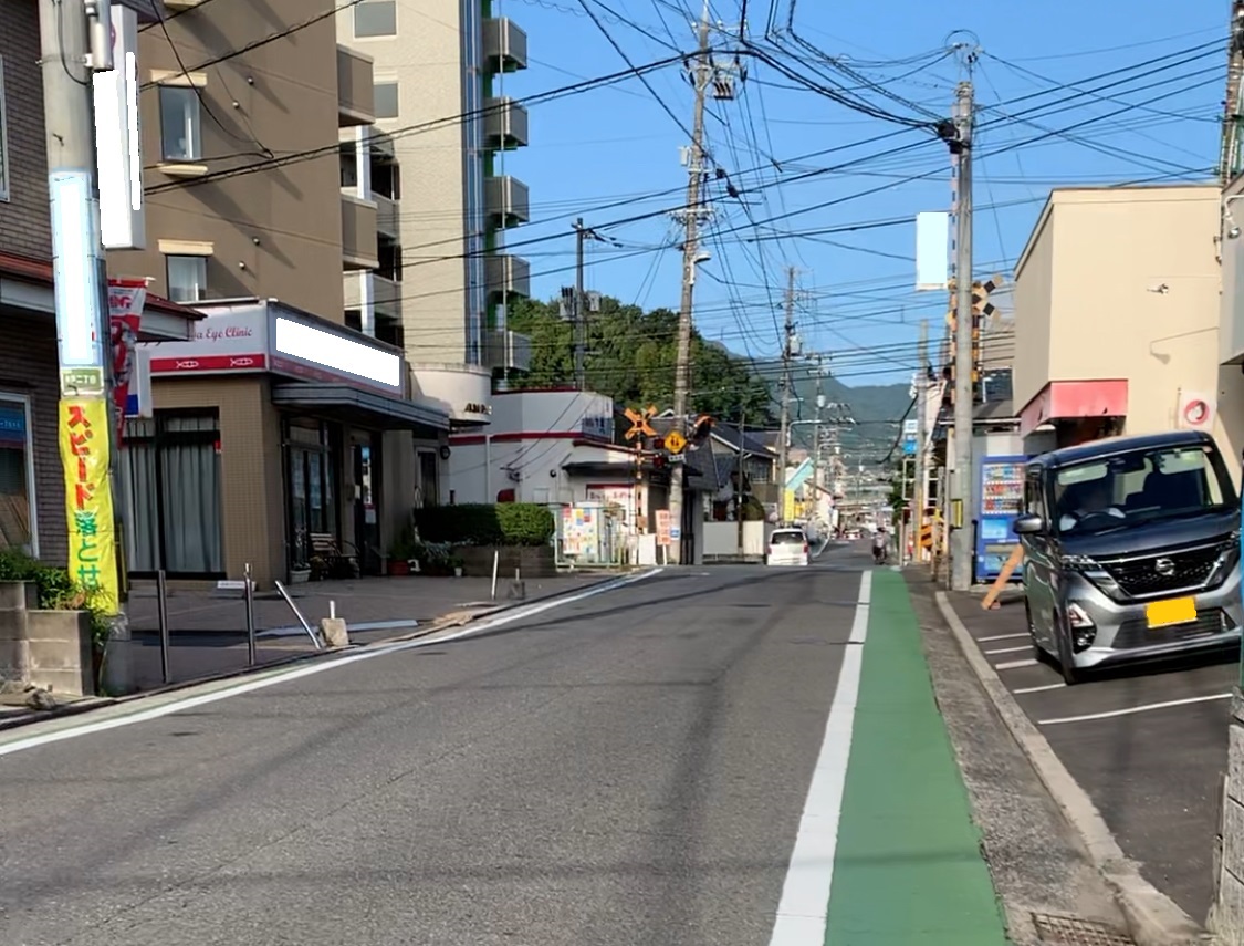 宮内駅付近グリーンベルト設置例
