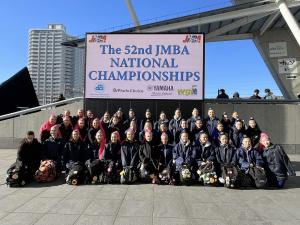 山陽女学園高等部マーチングバンド部写真