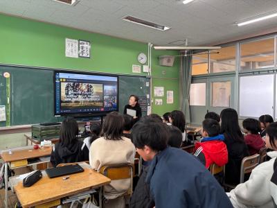オンライン交流の様子