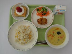 宮島学校給食センターの給食写真