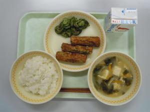 廿日市学校給食センターの給食写真